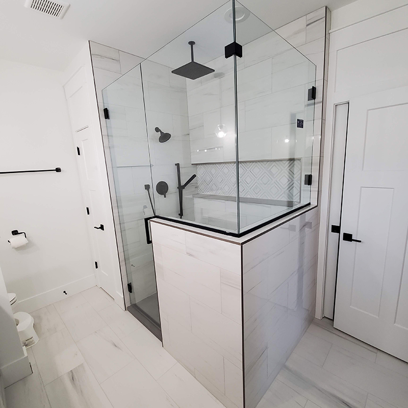 Glass Shower Installation - Chicago Glass Technicians Glass Shower Installation - Chicago Glass Technicians