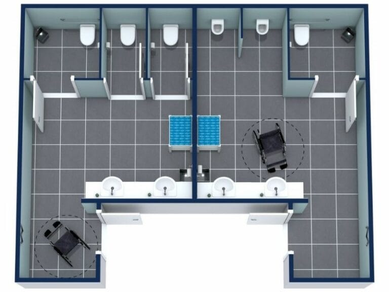 ADA Bathroom Requirements: Floor Plans and Templates